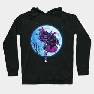 Nezuko under the moon Hoodie